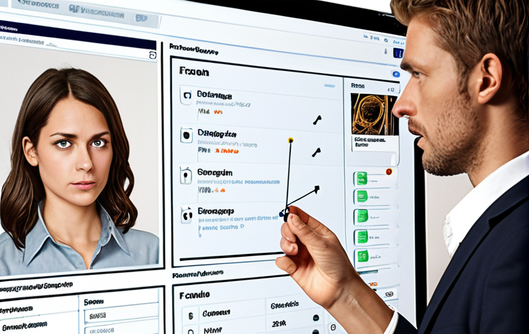 **
*Prompt:* A digital detective analyzing connections between online shoppers, orders, and payment methods to uncover fraud patterns. Focus on the "aha!" moment of discovering hidden relationships. Graph database visualization style. Maybe subtly incorporate German online shopping interface elements.
**